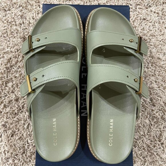 Cole Haan Women's Marisol Footbed Sandals Shoes Oil Green, Size 11 (New in Box) - Picture 6 of 15